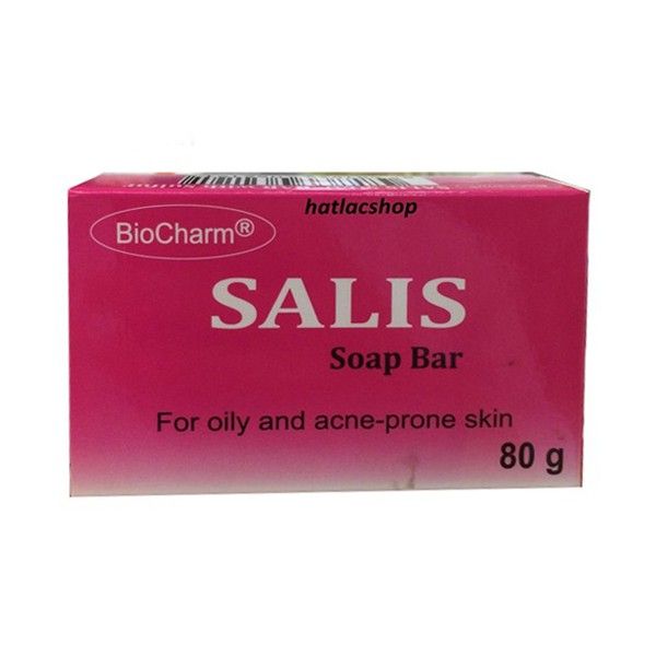 Xà phòng y khoa Salis Soap Bar Nurlife làm sạch và tẩy nhờn da (80g)
