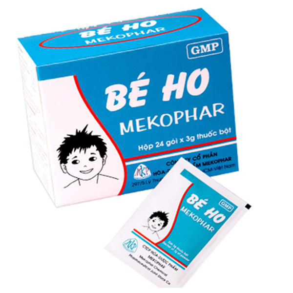 Thuốc Bé Ho Mekophar điều trị cảm cúm, ho gà (3g x 24 gói)