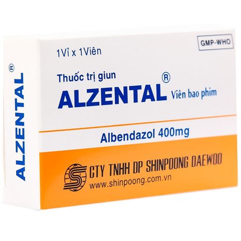 ALZENTAL 400MG HÀN QUỐC - THUỐC TRỊ GIUN