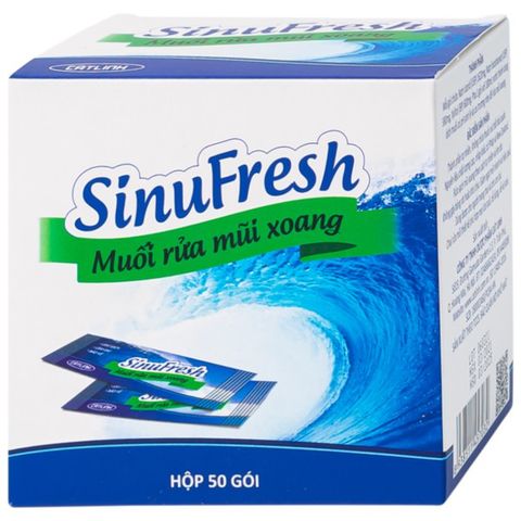 Muối Rửa Mũi Xoang Sinufresh Cát Linh Vệ Sinh, Bảo Vệ Khoang Mũi (50 Gói)