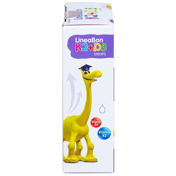 Dung dịch LineaBon K2+D3 ErgoPharm hỗ trợ bổ sung Vitamin D3 và Vitamin K2 (10ml)