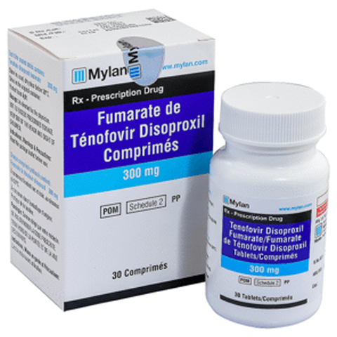 Thuốc Tenofovir Disoproxil Fumarate 300mg Mylan (30 viên)