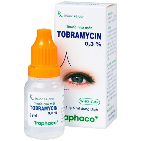 Thuốc nhỏ mắt Tobramycin 0.3% Traphaco điều trị nhiễm khuẩn mắt (6ml)