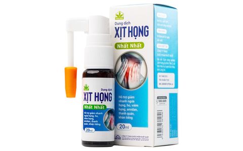 Xịt Họng Nhất Nhất 20Ml Giảm Ngứa Họng, Ho, Viêm Họng