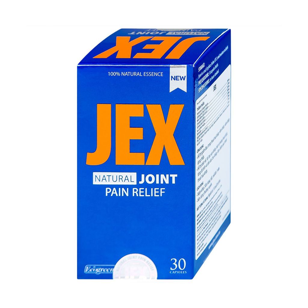 Viên uống Jex Natural Ecogreen hỗ trợ bảo vệ, tái tạo khớp (30 viên)