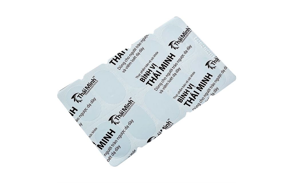 Viên Uống Bình Vị Thái Minh Hỗ Trợ Trào Ngược, Viêm Loét Dạ Dày 20 Viên