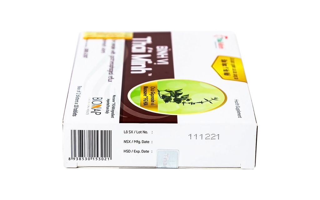 Viên Uống Bình Vị Thái Minh Hỗ Trợ Trào Ngược, Viêm Loét Dạ Dày 20 Viên