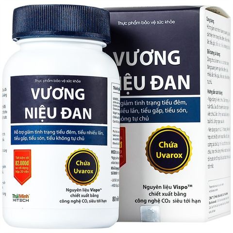 Viên Uống Vương Niệu Đan 80 Viên Cải Thiện Rối Loạn Tiểu Tiện Do Bàng Quang Tăng Hoạt