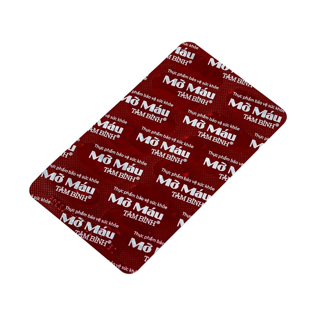 Viên uống Mỡ Máu Tâm Bình hỗ trợ giảm mỡ máu, giảm mỡ gan (60 viên)