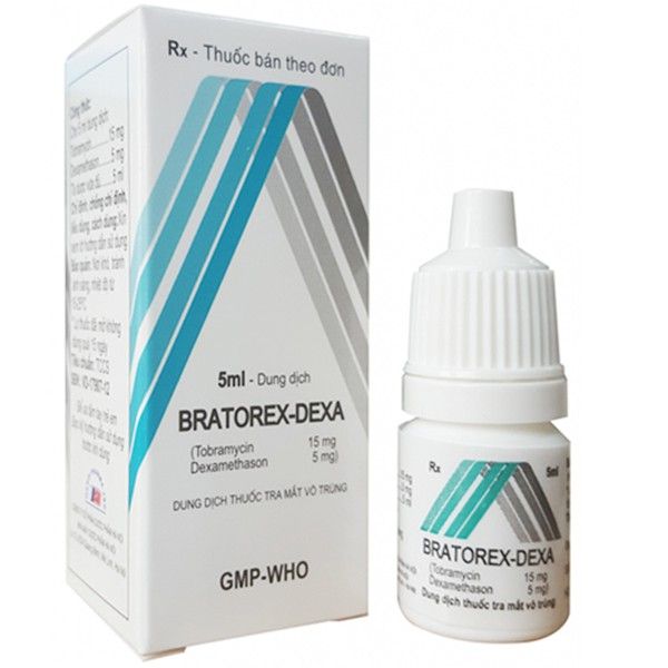 Thuốc nhỏ mắt Bratorex-Dexa HaNoipharma điều trị viêm giác mạc (5ml) – Nhà  Thuốc 3P Pharmacy