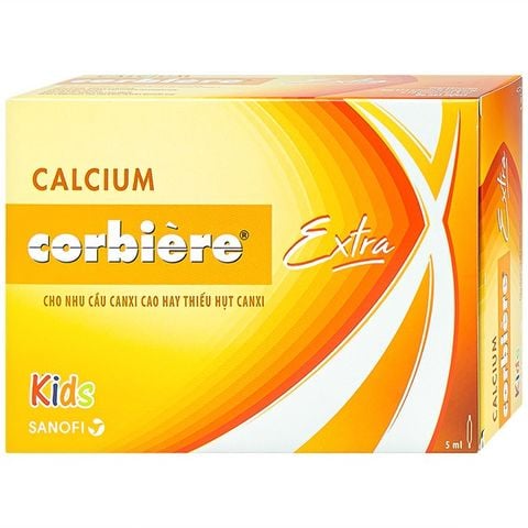 Calcicorbie 5ml (Hộp 3 vỉ *10 ống) - Canxi cho trẻ em