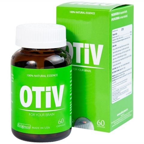 Viên nang OTiV Ecogreen cải thiện tình trạng thiếu máu não (60 viên)