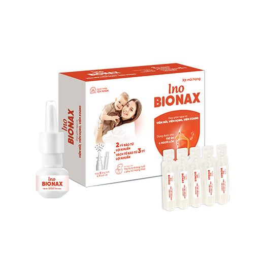 Xịt mũi họng Ino Bionax