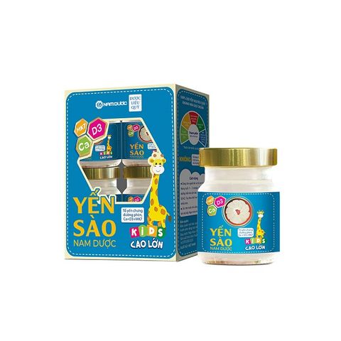 YẾN SÀO NAM DƯỢC KIDS CAO LỚN (HỘP 4 LỌ)