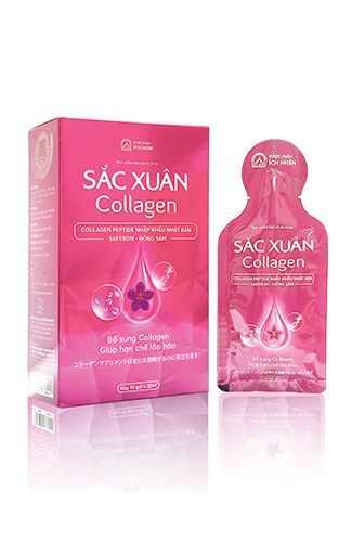 Sắc Xuân Collagen. Bổ sung collagen, giúp hạn chế lão hóa