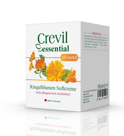 Kem dưỡng thể trắng da, mờ thâm Crevil Essential Ringelblumen Softcreme 150ml