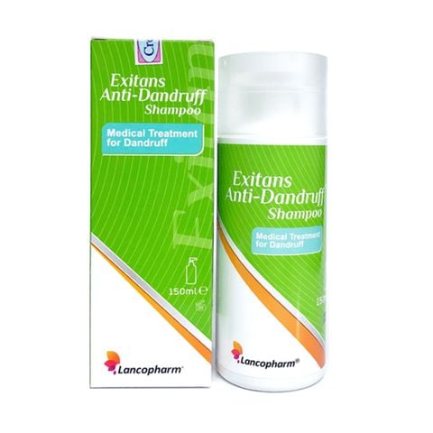 Dầu gội đầu trị gàu, trị nấm Lancopharm Exitans Anti Dandruff Shampoo 150ml