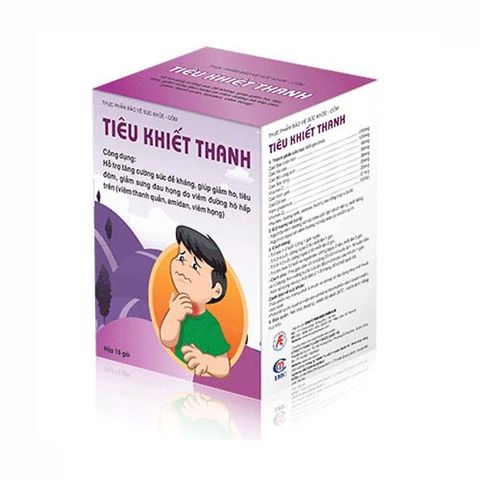 Cốm Tiêu Khiết Thanh - Giúp giảm ho, tiêu đờm, giảm sưng đau họng do viêm đường hô hấp trên ( hộp 15 gói )