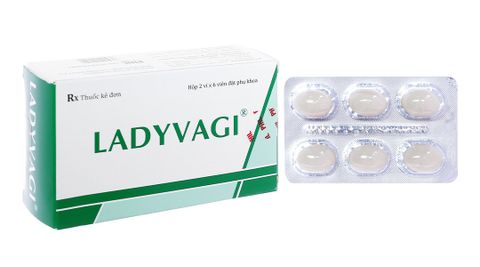 Viên đặt âm đạo Ladyvagi Phil Inter điều trị tại chỗ viêm âm đạo (2 vỉ x 6 viên)
