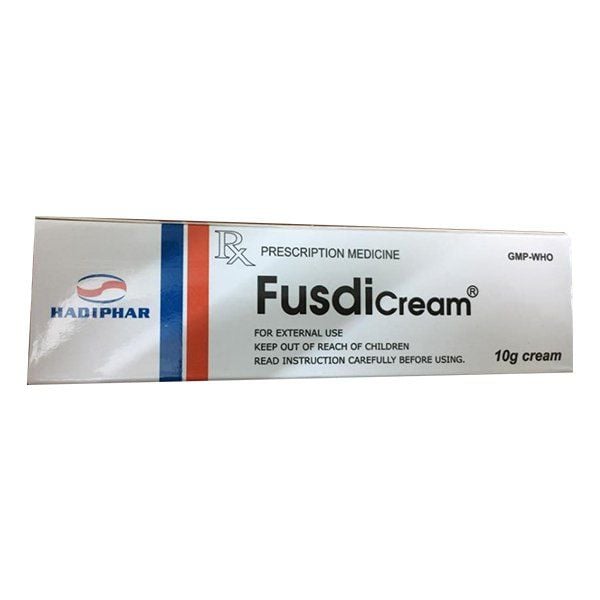 Fusdicream điều trị chàm và viêm da tiếp xúc hiệu quả ( tuýp 10g)