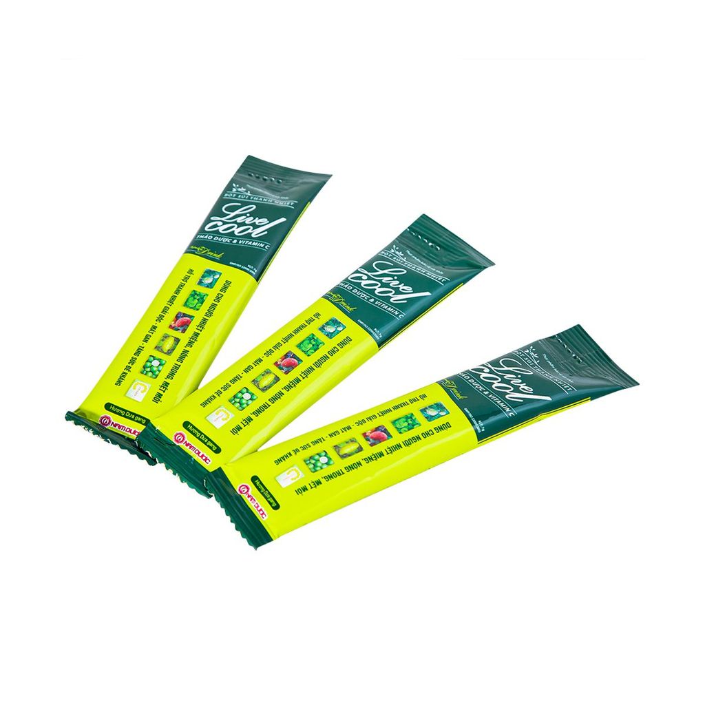 Bột sủi Thanh Nhiệt Livecool Nam Dược hương dưa gang mát gan, giải độc (7g x 10 gói)