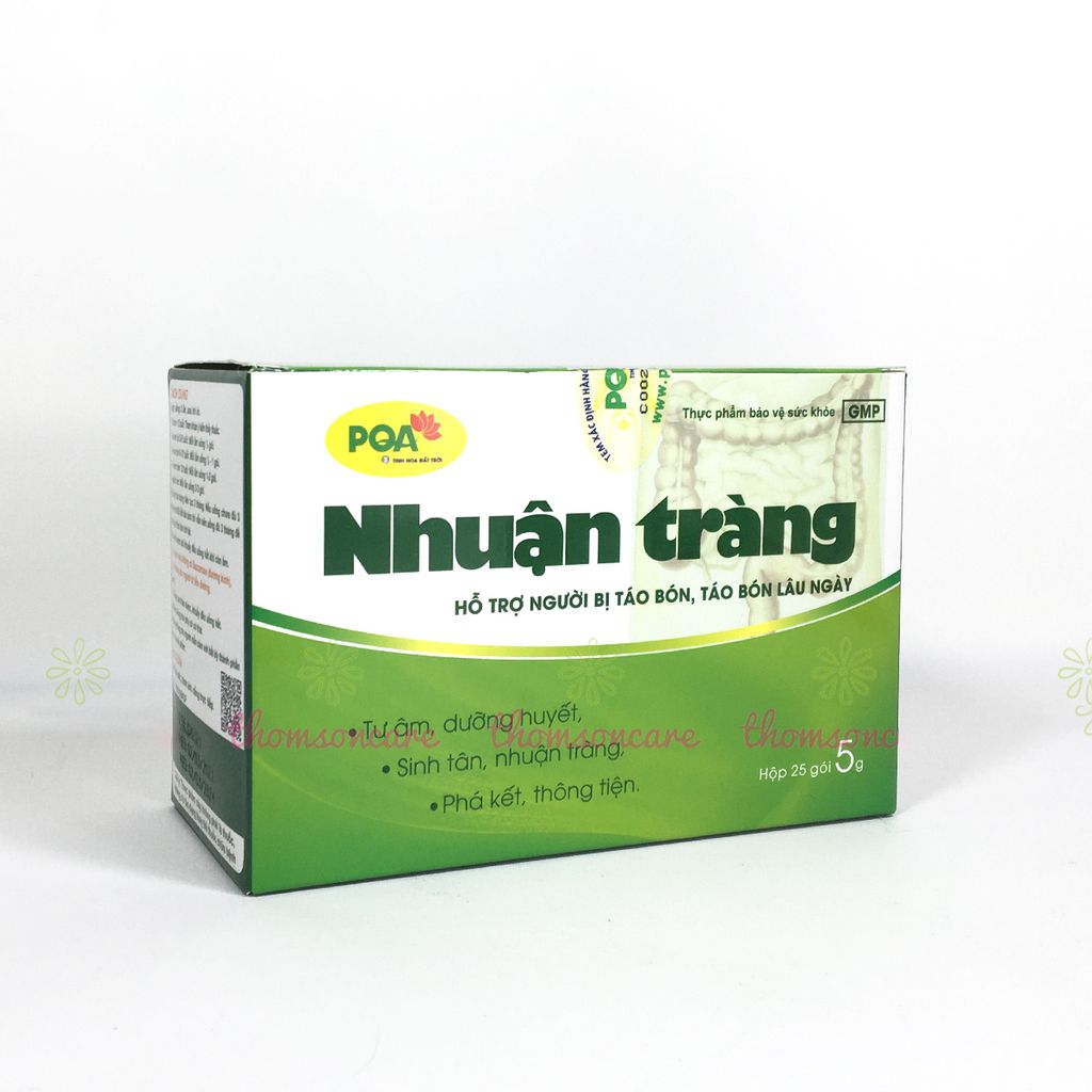 Nhuận tràng PDA hỗ trợ điều trị táo bón, tăng cường tiêu hóa, phòng ngừa bệnh trĩ.