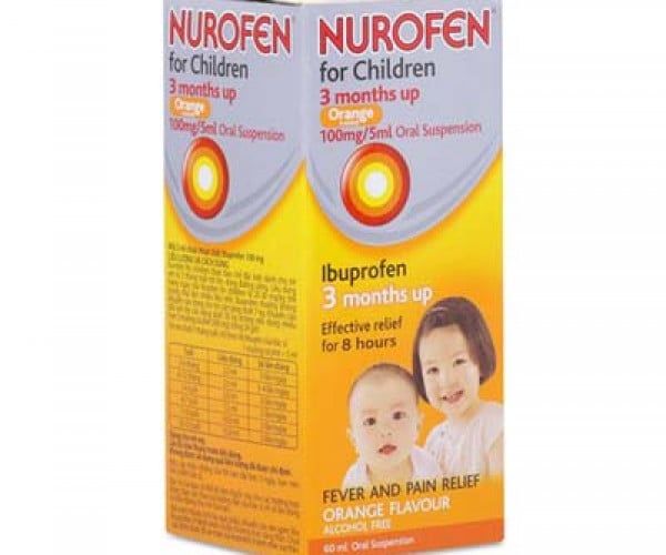 Nurofen 100mg/5ml - Thuốc hạ sốt, giảm đau hiệu quả