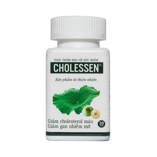 Viên Uống Hỗ Trợ Giảm Cholesterol Máu Cholessen hộp 1 lọ 30 viên