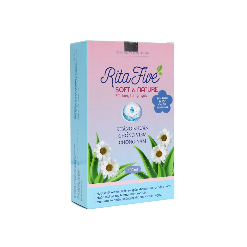 Dung dịch vệ sinh phụ nữ RitaFive 100ml