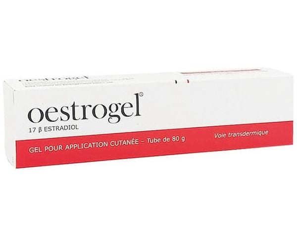 Gel thuốc Oestrogel Besins điều trị thiếu estrogen, ngừa loãng xương (80g)