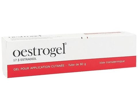 Gel thuốc Oestrogel Besins điều trị thiếu estrogen, ngừa loãng xương (80g)