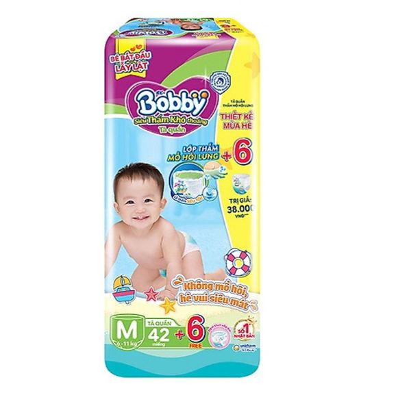 TÃ QUẦN BOBBY SIZE M 42 MIẾNG