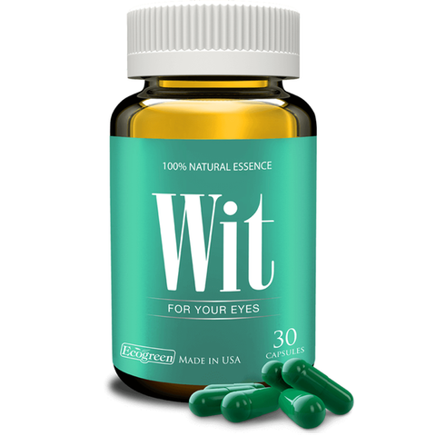 Viên nang WIT For Your Eyes Ecogreen tăng cường thị lực, giảm mờ và nhòe mắt 30 viên