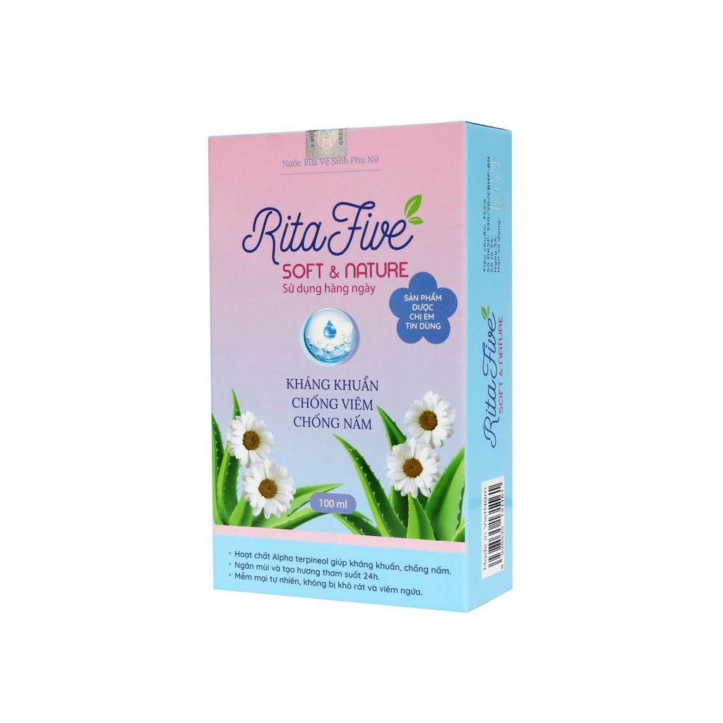Dung dịch vệ sinh phụ nữ RitaFive 100ml