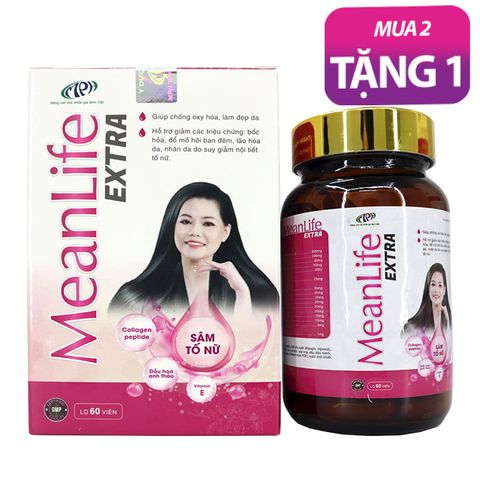 Viên uống cân bằng nội tiết tố nữ Meanlife Extra (Lọ 60 viên)