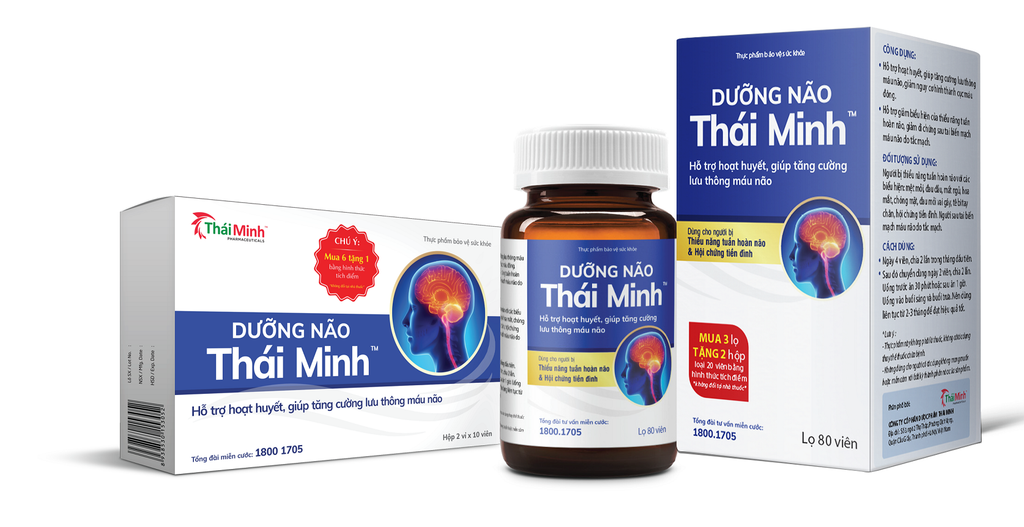 Thực Phẩm Bảo Vệ Sức Khoẻ DƯỠNG NÃO THÁI MINH