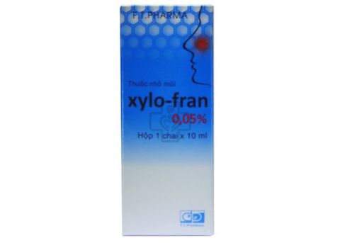 Thuốc nhỏ mũi Xylo-fran 0,05% hộp 1 chai 10 ml