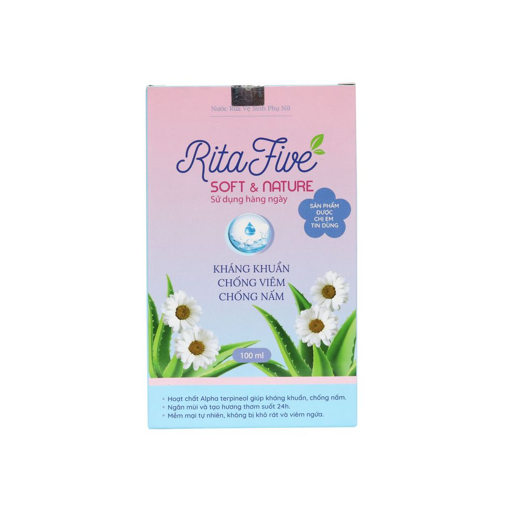Dung dịch vệ sinh phụ nữ RitaFive 100ml