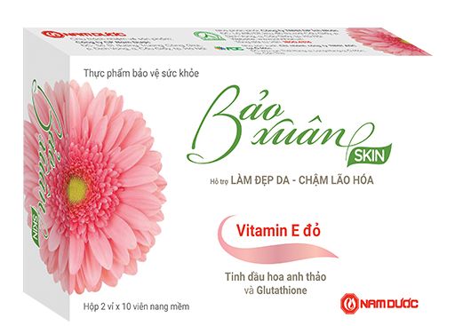 Bảo Xuân SKin. Giúp làm đẹp da, hỗ trợ làm sáng da, làm chậm quá trình lão hóa, tăng độ đàn hồi da, hỗ trợ làm giảm nhăn da, nám, sạm da