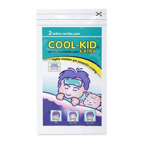 Coolkid (3gói*2lá) - Miếng dán chườm lạnh Cool-Kid Extra
