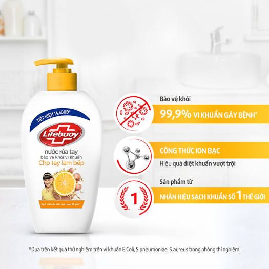 ZZ Nước rửa tay Lifebuoy 180g vàng