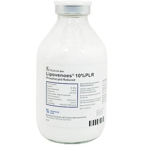 Dịch truyền Lipovenoes 10% PLR Fresenius Kabi cung cấp các axit béo thiết yếu (250ml)