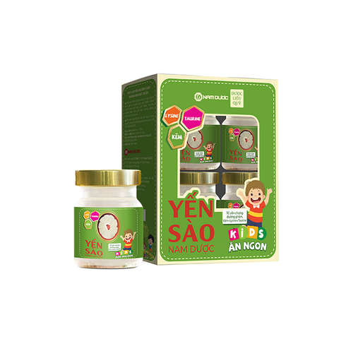 YẾN SÀO NAM DƯỢC KIDS ĂN NGON ( HỘP 4 LỌ)