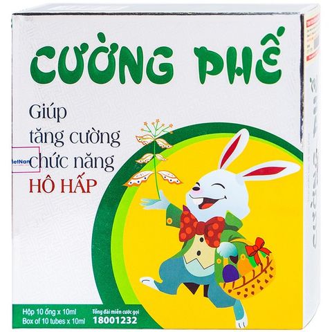 Dung dịch uống tăng cường chức năng hô hấp Cường Phế hộp 10 ống x 10ml