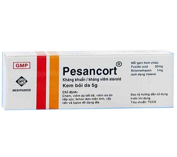 Thuốc Pesancort Medipharco điều trị viêm da dị ứng (5g)