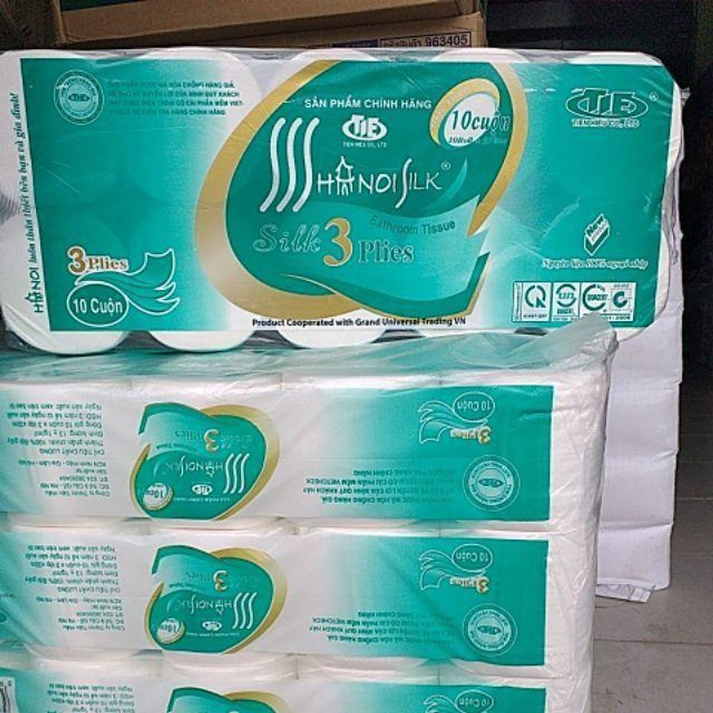 Giấy vệ sinh Hà Nội xanh ko lõi