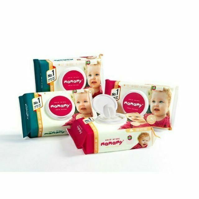 Khăn ướt Mamamy 80 tờ (thùng 24 gói)