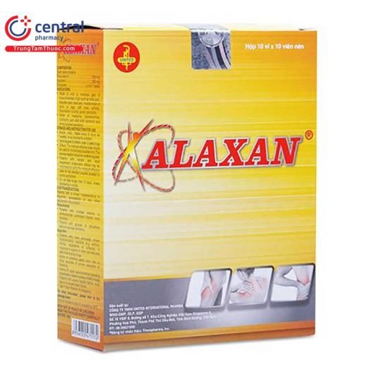 Thuốc Alaxan 325mg United giúp giảm đau kháng viêm (10 vỉ x 10 viên)