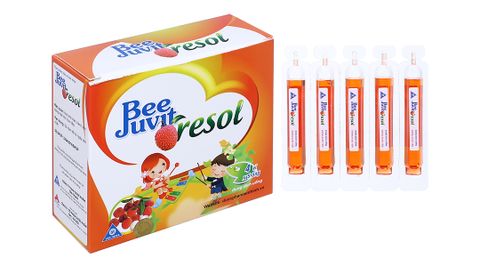 Dung dịch Beejuvit Oresol bổ sung nước và điện giải hộp 20 ống x 10ml