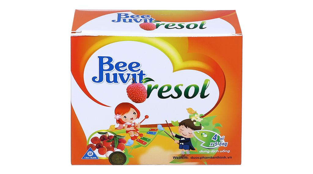 Dung dịch Beejuvit Oresol bổ sung nước và điện giải hộp 20 ống x 10ml